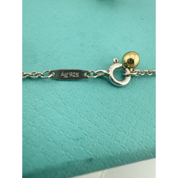 Tiffany & Co. Lemon Quartz Love Bug Sparkler Necklace Sterling Silver 18-20" - Picture 7 of 10